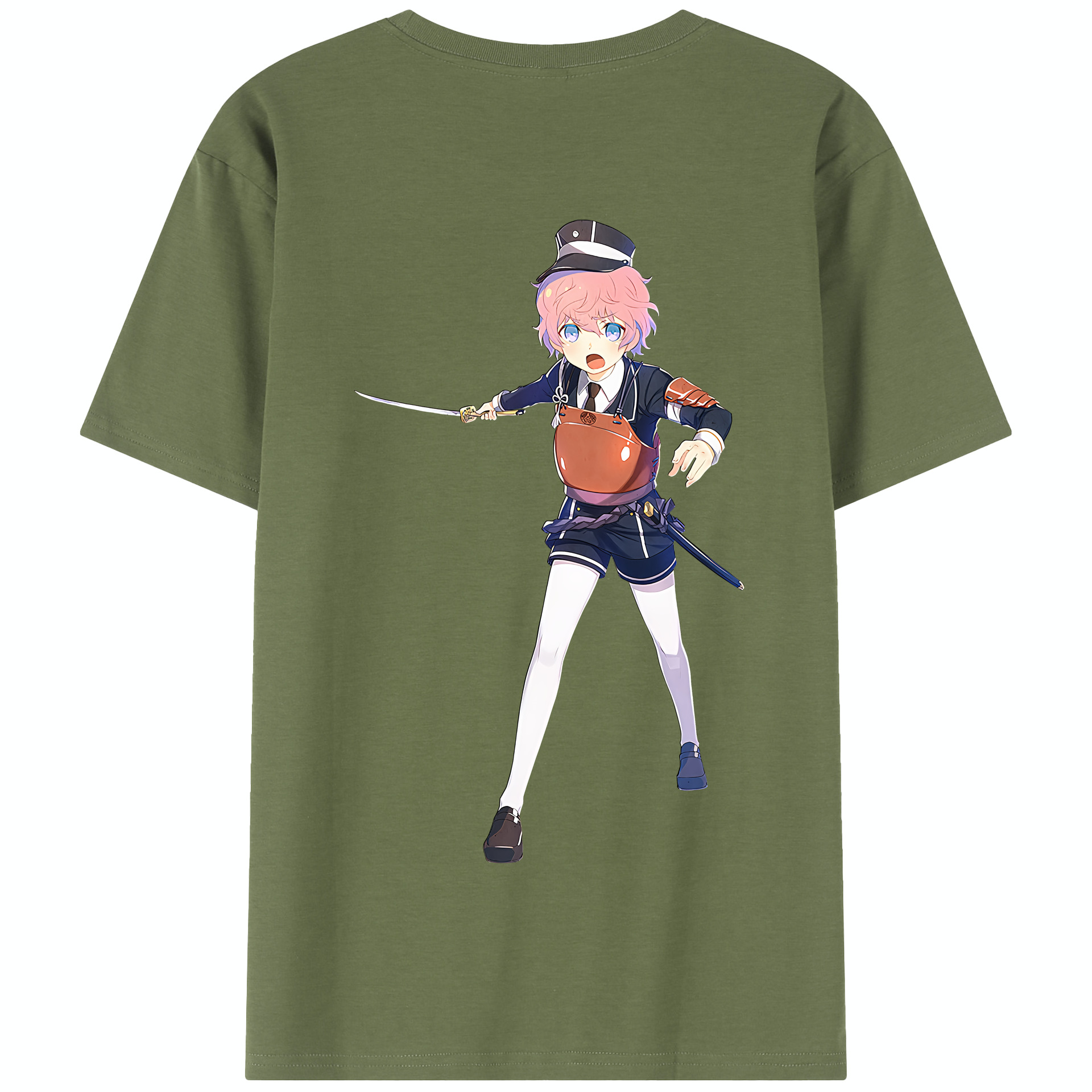 （画像用） 刀剣乱舞 Touken Ranbu 綿100％半袖Tシャツ（背面プリント）
